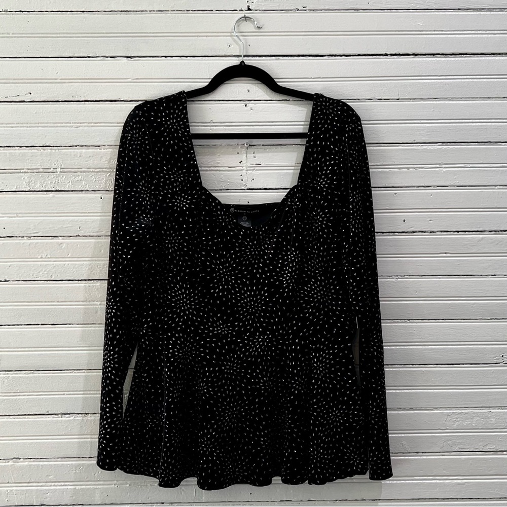 Fashion to Figure Stretch Sparkle Long Sleeve